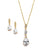 Alexa 14ct Gold plated Simulated Diamond Pendant Set - Olivier Laudus Wedding Jewellery