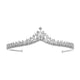 Alicia Simulated Diamond Tiara - Olivier Laudus Wedding Jewellery
