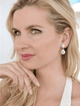 Amalia Rose Gold Clip-On Earrings - Olivier Laudus Wedding Jewellery