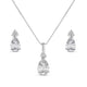 Amelia Diamante Pendant Set - Olivier Laudus Wedding Jewellery