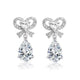 Charlotte Cubic Zirconia Bow Earrings - Olivier Laudus Wedding Jewellery