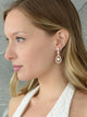 Cinderella Clip-On Rose Gold Pearl Bridal Earrings - Olivier Laudus Wedding Jewellery