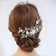 Divine Floral Pearl Hair Comb - Olivier Laudus Wedding Jewellery