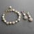 Emilia Gold Bracelet and Earrings Set - Olivier Laudus Wedding Jewellery