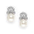 Emma Rose Gold Pearl Stud Earrings - Olivier Laudus Wedding Jewellery