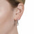 Geraldine Pearl and Cubic Zirconia Earrings - Olivier Laudus Wedding Jewellery