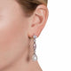 Jane Pearl and Cubic Zirconia Earrings - Olivier Laudus Wedding Jewellery