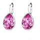 Jessica Swarovski Crystal Earrings - Olivier Laudus Wedding Jewellery