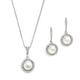Luna Freshwater Pearl Pendant Set - Olivier Laudus Wedding Jewellery