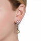 Macie Pearl And CZ Bridal Earrings - Olivier Laudus Wedding Jewellery