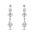 Mayfair Simulated Diamond Wedding Earrings - Olivier Laudus Wedding Jewellery