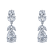 St-Tropez Simulated Diamond Earrings - Olivier Laudus Wedding Jewellery