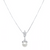 Acacia Silver Plated Pendant - Olivier Laudus Wedding Jewellery