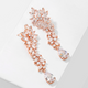 Abbie Chandelier Earrings - Olivier Laudus Wedding Jewellery