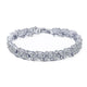 Abbie Silver Cubic Zirconia Bracelet - Olivier Laudus Wedding Jewellery