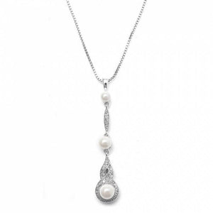 Abigail Pearl Pendant - Olivier Laudus Wedding Jewellery