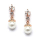 Acacia Pearl wedding Earrings + FREE MATCHING PENDANT (Silver only) - Olivier Laudus Wedding Jewellery