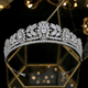 Adelaide Luxury Platinum Plated Tiara - Olivier Laudus Wedding Jewellery