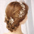 Alessia Gold Crystal Wedding Hair Vine