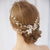 Alessia Gold or Silver Hair Comb - Olivier Laudus Wedding Jewellery