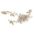 Alessia Gold or Silver Hair Comb - Olivier Laudus Wedding Jewellery