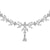 Amalia Simulated Diamond Necklace Set - Olivier Laudus Wedding Jewellery