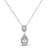 Amalia Simulated Diamond Pendant - Olivier Laudus Wedding Jewellery