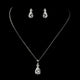 Amelia Diamante Pendant Set - Olivier Laudus Wedding Jewellery