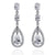 Amelia Simulated Diamond Earrings - Olivier Laudus Wedding Jewellery