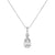 Amelia Simulated Diamond Pendant - Olivier Laudus Wedding Jewellery