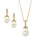 Anais Gold Pendant Set - Olivier Laudus Wedding Jewellery