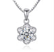 Angela Simulated Diamond Pendant - Olivier Laudus Wedding Jewellery