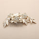 Annabelle Gold Leaf Bridal Hair Comb - Olivier Laudus Wedding Jewellery