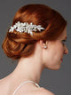Annabelle Silver Leaf Bridal Hair Comb