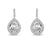 Annabelle Simulated Diamond Earrings - Olivier Laudus Wedding Jewellery