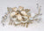 Antique Gold Blossom Hair Comb - Olivier Laudus Wedding Jewellery