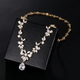 Antoinette Necklace and Earrings Set - Olivier Laudus Wedding Jewellery