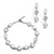 Ariana Bracelet and Earrings Set - Olivier Laudus Wedding Jewellery