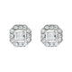 Bardot Stud Earrings - Olivier Laudus Wedding Jewellery