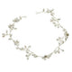 Boho Silver pearl and diamante Hair Vine - Olivier Laudus Wedding Jewellery