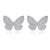 Butterfly Micro Pave Stud Earrings