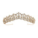 Cambridge Gold Crystal Wedding Tiara - Olivier Laudus Wedding Jewellery