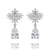 Carmen Simulated Diamond Earrings - Olivier Laudus Wedding Jewellery