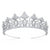 Caroline Luxury Simulated Diamond Tiara - Olivier Laudus Wedding Jewellery