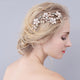 Cecilia Gold Hair Comb - Olivier Laudus Wedding Jewellery