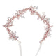 Cecilia Rose Gold Hair Vine - Olivier Laudus Wedding Jewellery