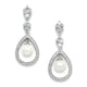 Cinderella Silver Clip-On Pearl Bridal Earrings - Olivier Laudus Wedding Jewellery