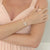Claire Rose Gold Freshwater Pearl Bracelet - Olivier Laudus Wedding Jewellery
