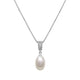 Clara Freshwater Pearl 925 Silver Pendant - Olivier Laudus Wedding Jewellery
