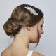 Daisy Crystal Silver Wedding Hair Comb - Best Seller!